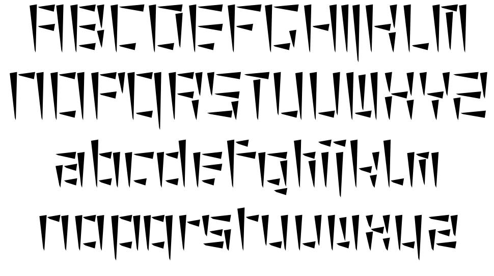 Cuneiform шрифт Спецификация