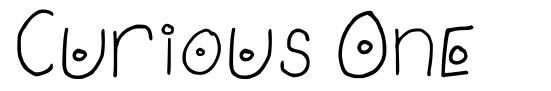 Curious One font