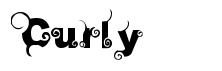 Curly font