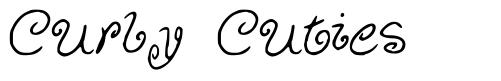 Curly Cuties font