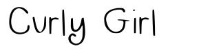 Curly Girl font