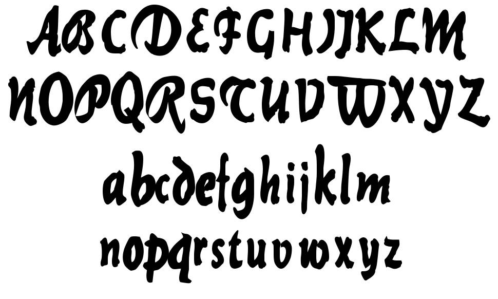 Current Black font specimens