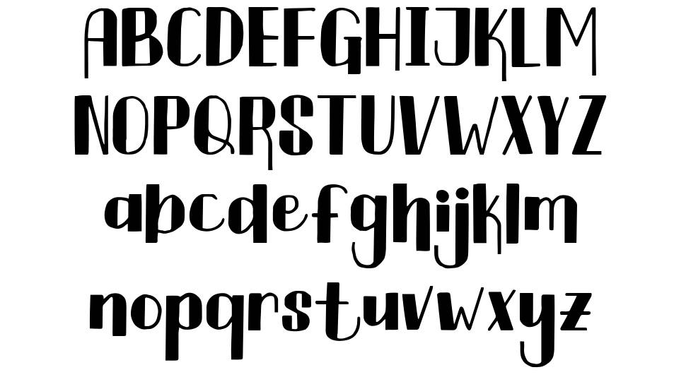 Curtina font Örnekler