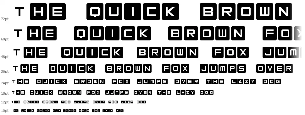 Curved Squarefont waterfall
