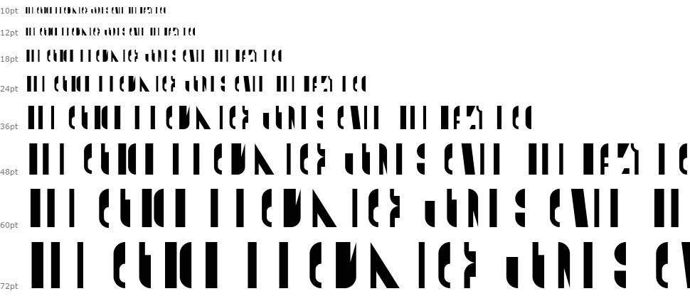 Custom font Waterfall