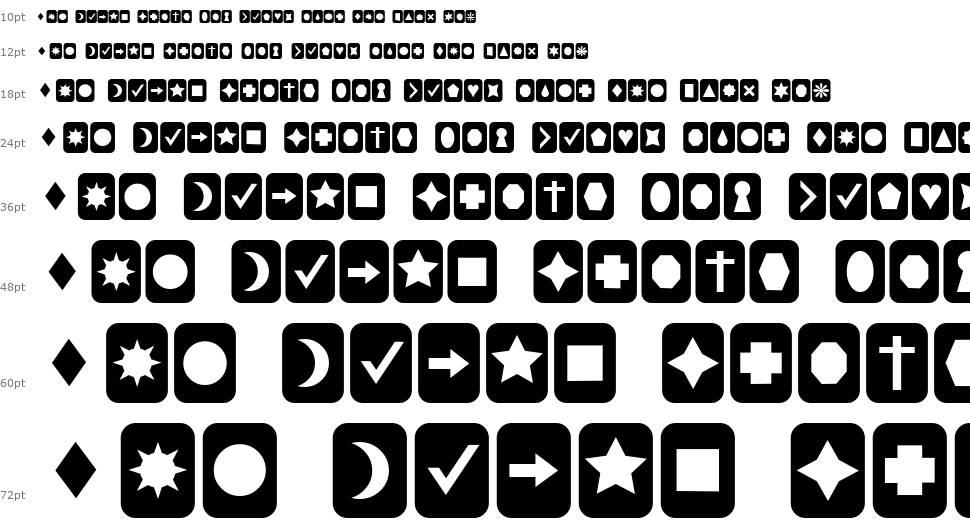 Cut Outs for 3D FX font Waterfall