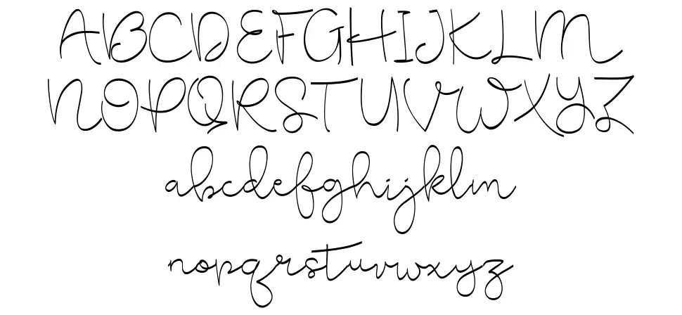 Cute Baby font Örnekler