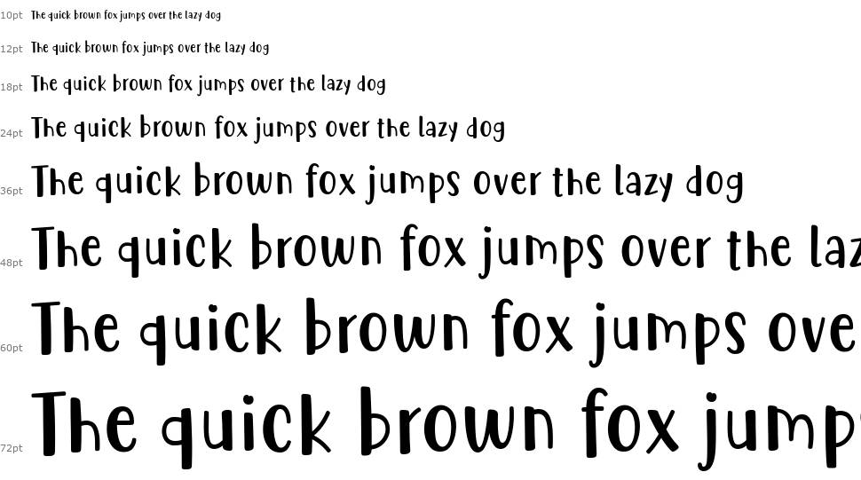 Cute Be Special font Waterfall