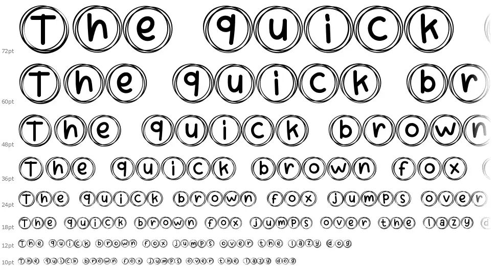 Cute Decorfont waterfall