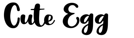 Cute Egg font