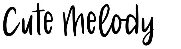 Cute Melody font