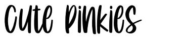 Cute Pinkies шрифт