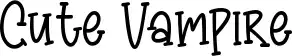 Cute Vampire font