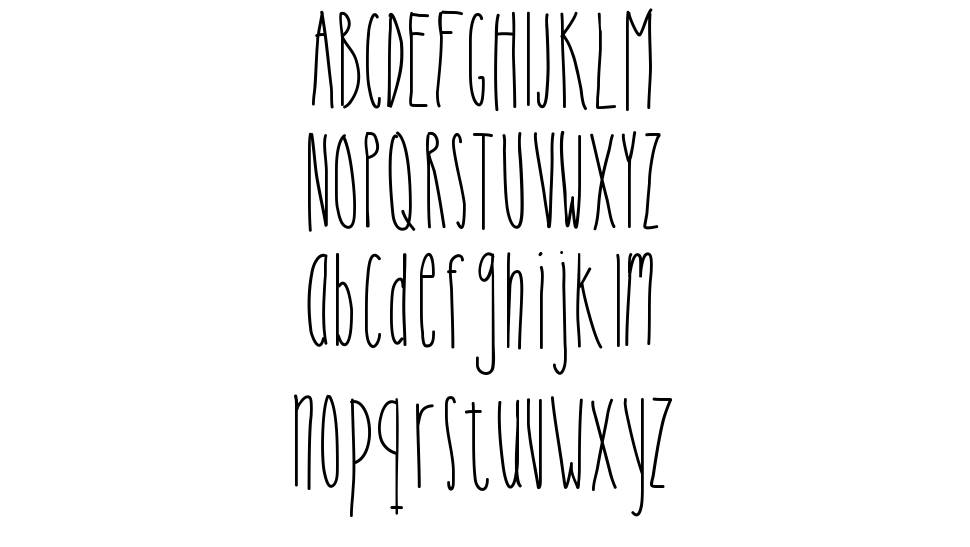 Cutiepie 字形 标本