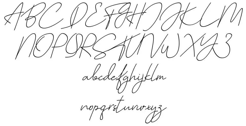 Cutyle Monoline Scriptfont specimens