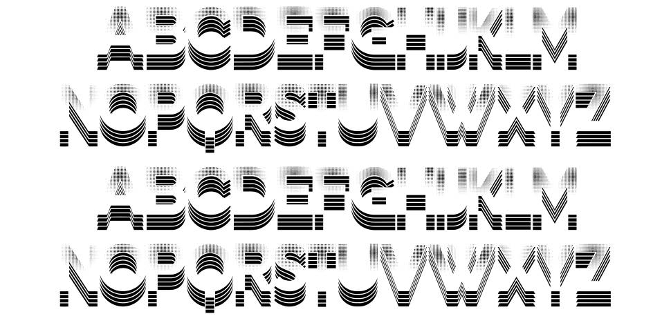 Cyber Expert font specimens