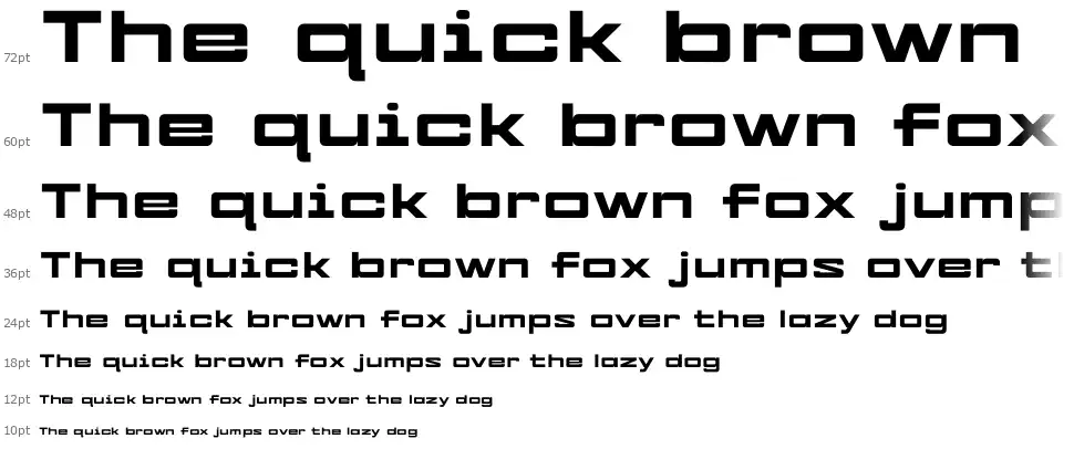 Cyber Freightfont waterfall
