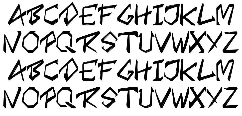 Cyber Gloom font specimens
