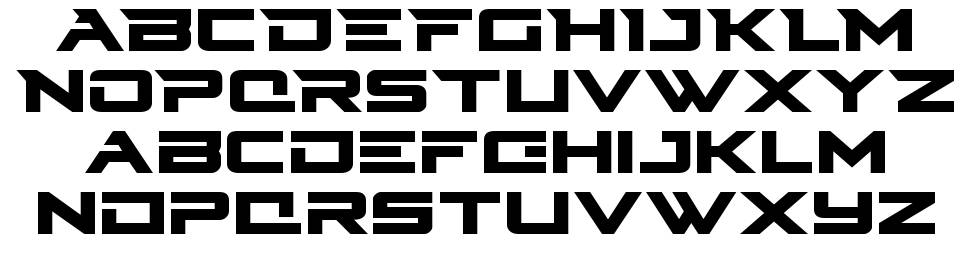 Cyberdyne フォント 標本