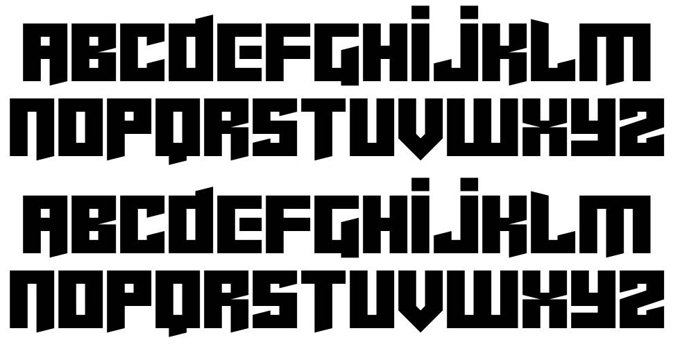 Cyberjunkies font specimens