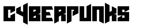 Cyberpunks font