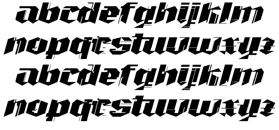 Cyberthic font