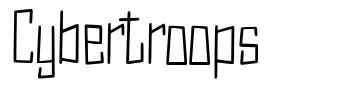 Cybertroops font