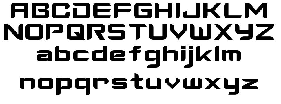 Cyberverse font specimens