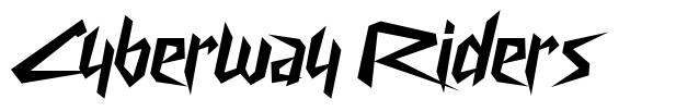 Cyberway Riders font