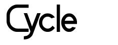 Cycle font