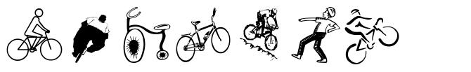 Cycling schriftart