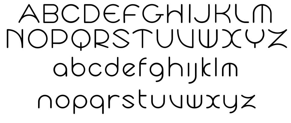 Cyclo 字形 标本