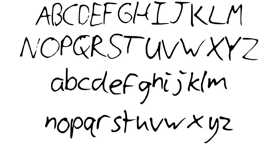 Cylls Handwriting font specimens
