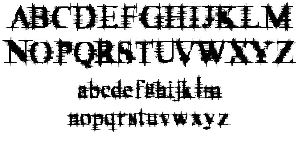 Cymptums 字形 标本