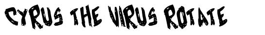 Cyrus the Virus Rotate font