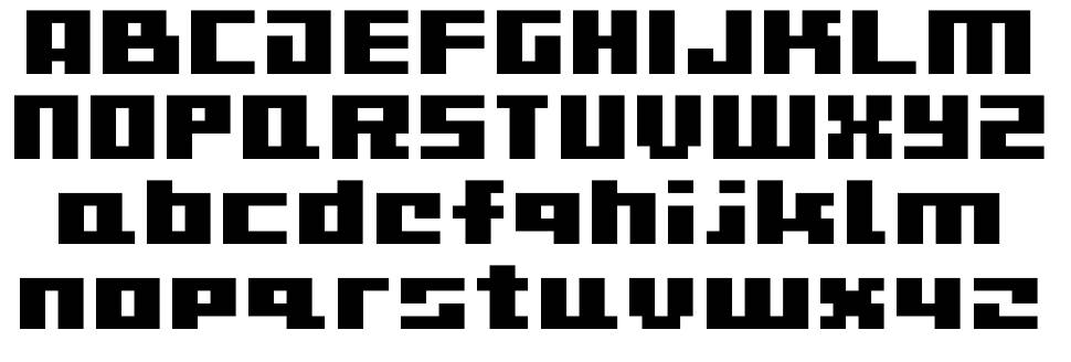 D3 CuteBitMapism шрифт Спецификация