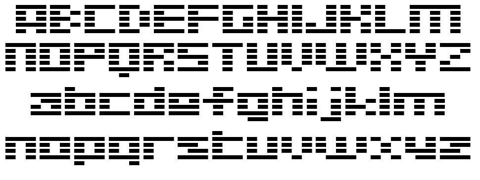 D3 Digitalism font specimens