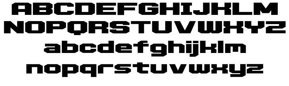 D3 Egoistism font specimens