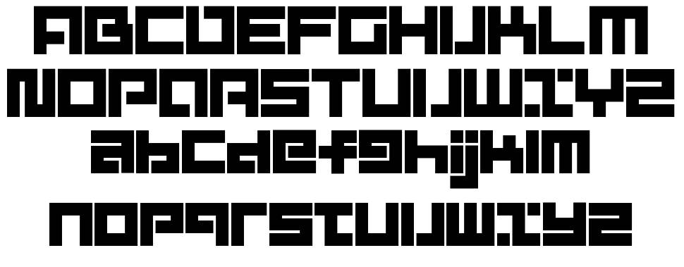 D3 Mouldism 字形 标本