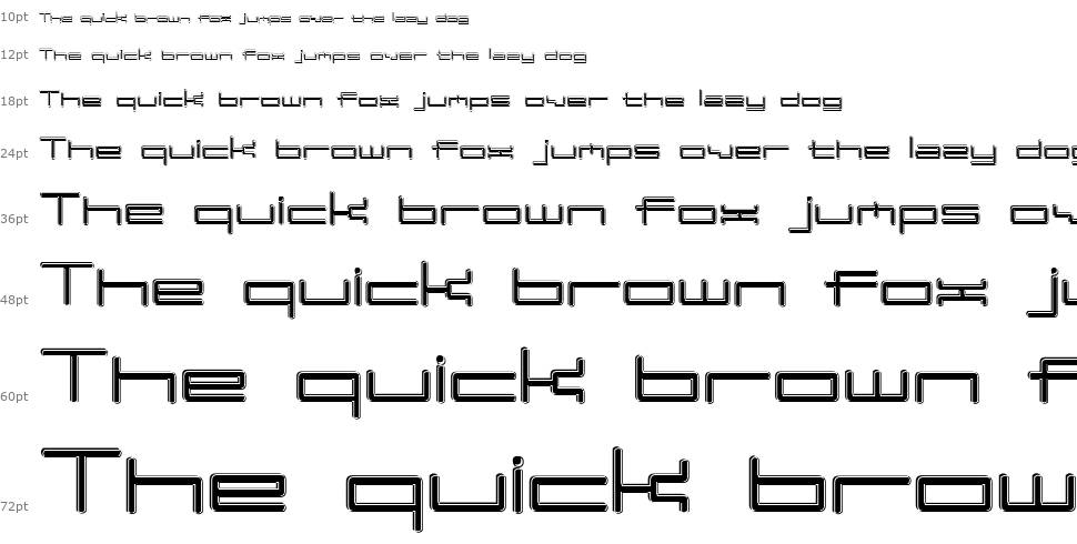 D3 Pipism font Waterfall