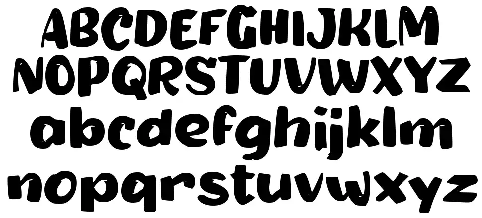 d Desa font specimens