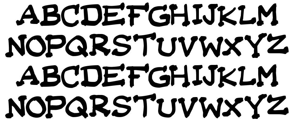 Da Serif Kid 字形 标本