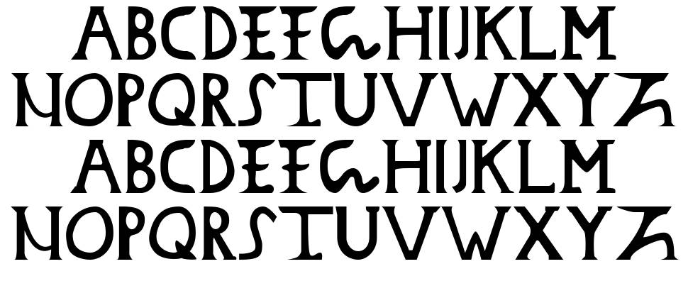 Dacian Donarium フォント 標本