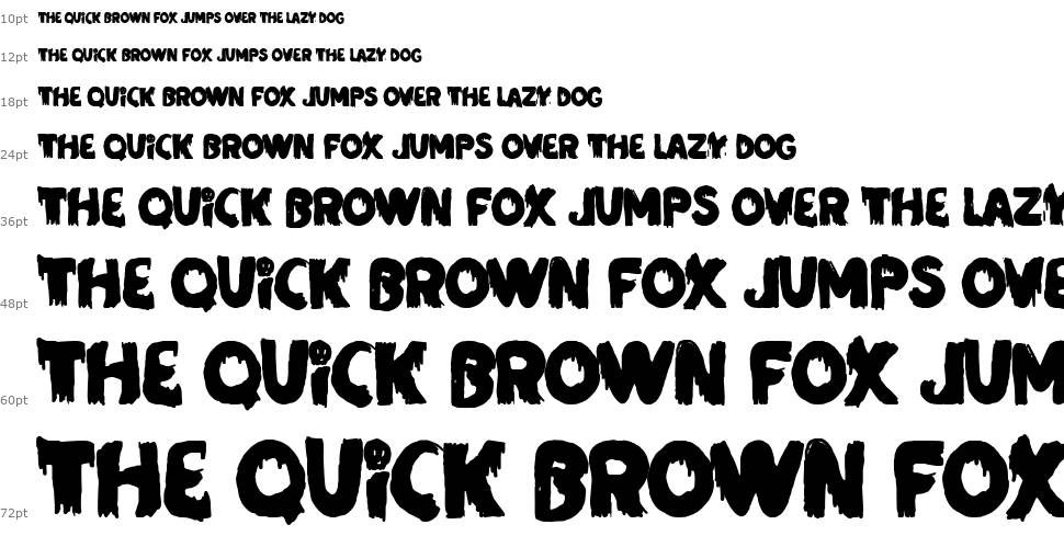 Daddy Ink font Waterfall
