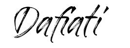 Dafiati schriftart