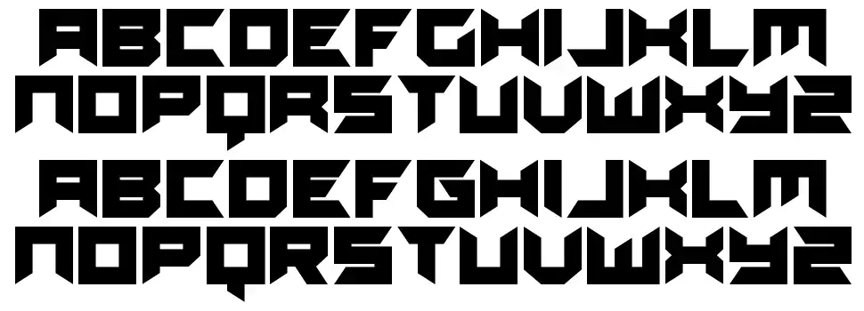 Dagger Dancer font specimens