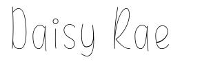 Daisy Rae font