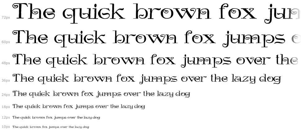 Dakotafont waterfall