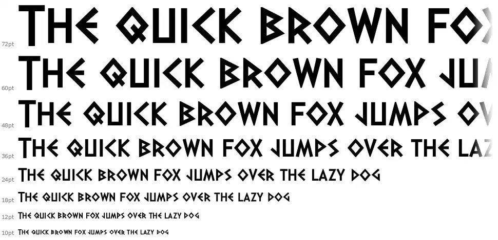 Dalek Pinpointfont waterfall