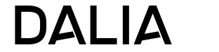 Dalia шрифт